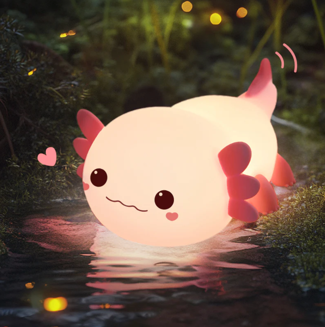 Axolotl LED éjjeli lámpa