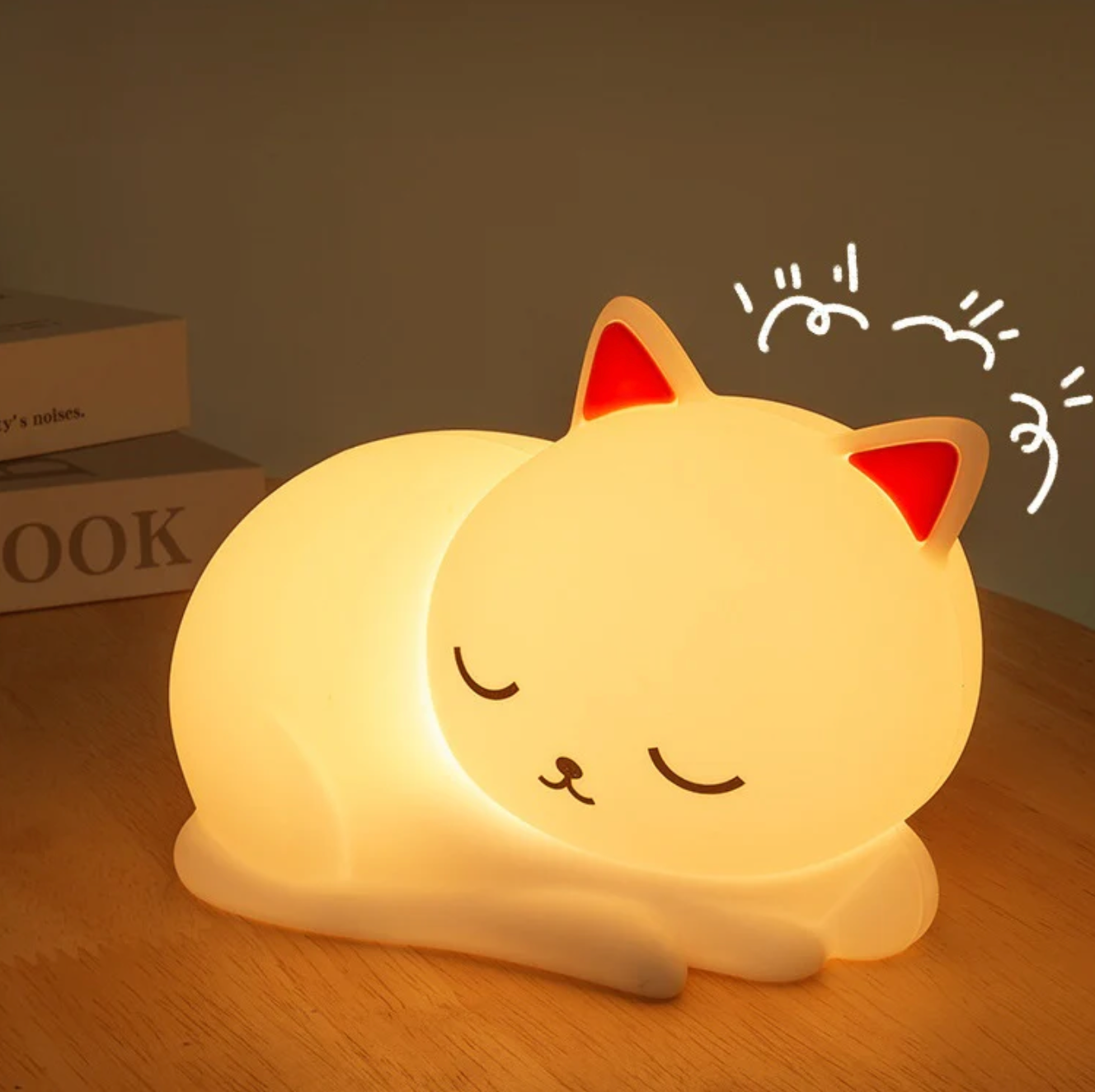 Cica LED éjjeli lámpa