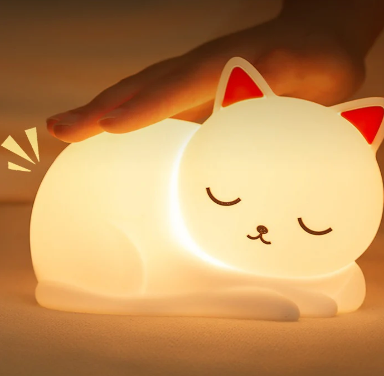 Cica LED éjjeli lámpa