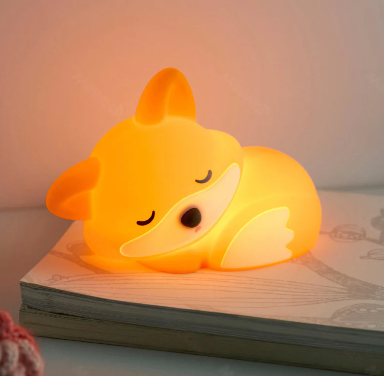 Róka LED éjjeli lámpa