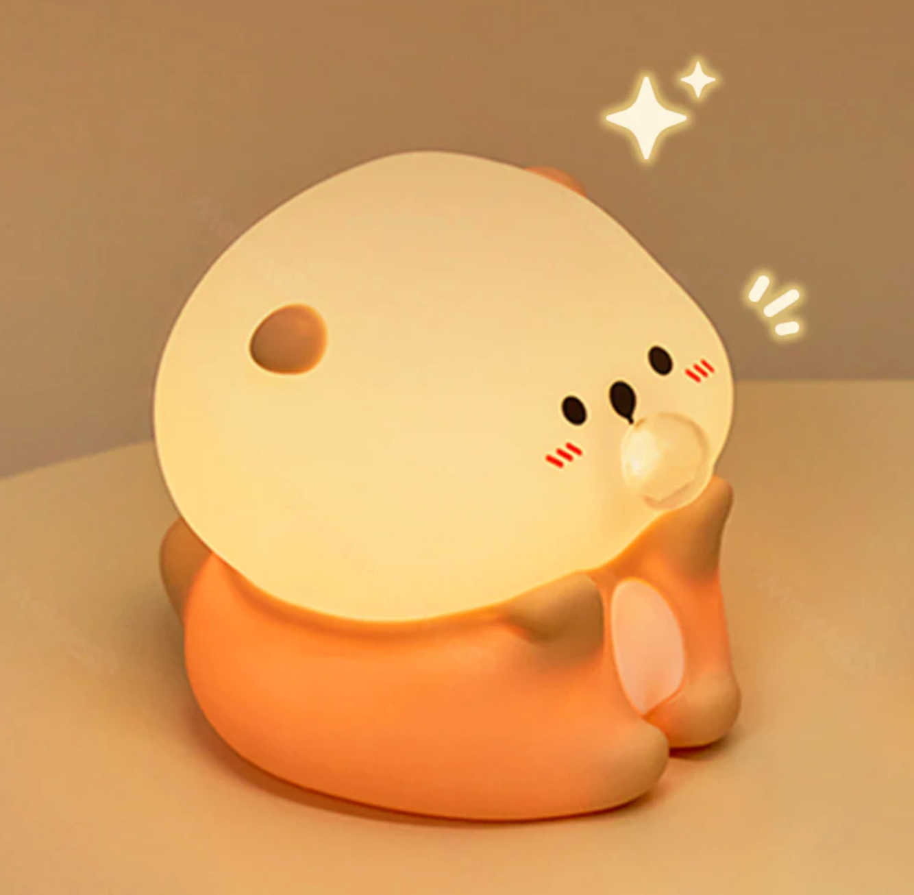 Buborékfújó Hód LED éjjeli lámpa